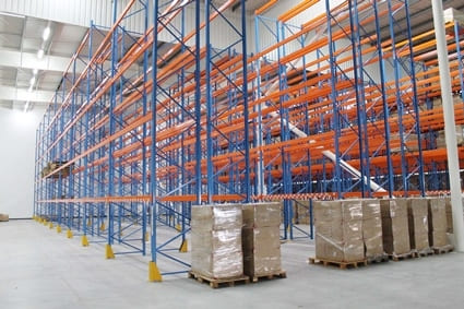 paletové regály posuvné