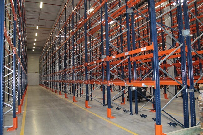 Paletové regály se svislou ochranou